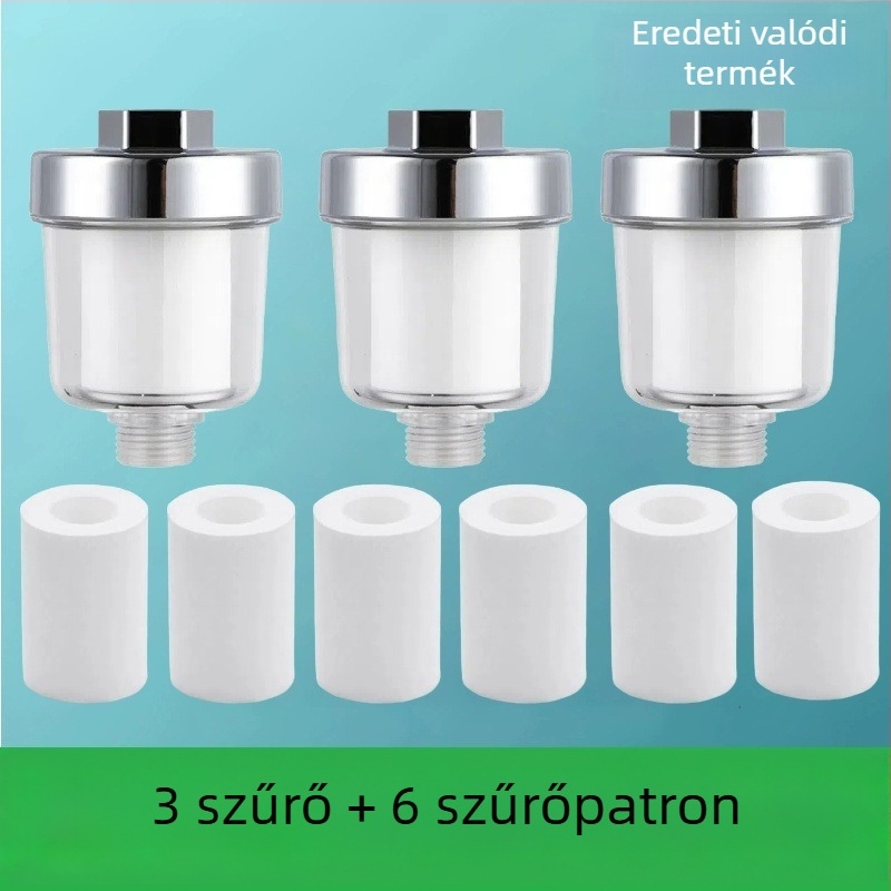 Zuhanyszűrő ABS anyagból, univerzális modell, kör alakú forma, max 60°C