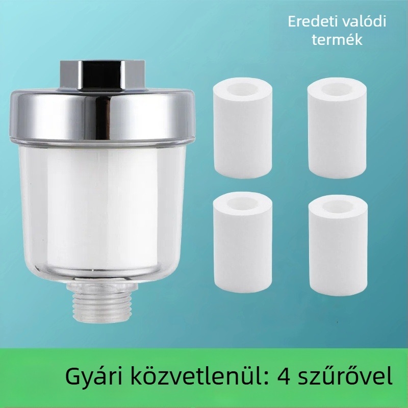 Zuhanyszűrő ABS anyagból, univerzális modell, kör alakú forma, max 60°C