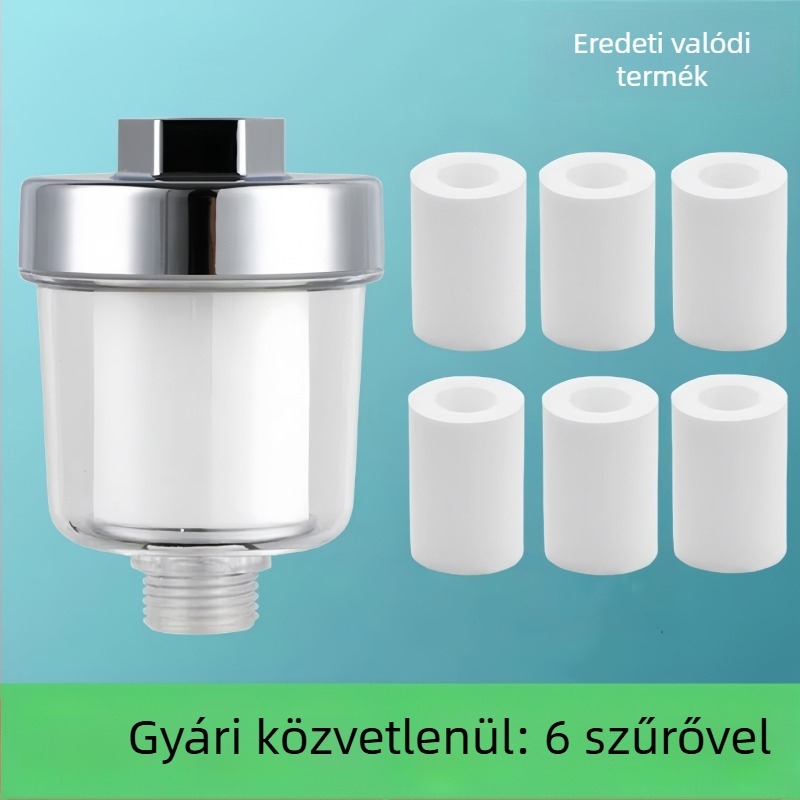 Zuhanyszűrő ABS anyagból, univerzális modell, kör alakú forma, max 60°C