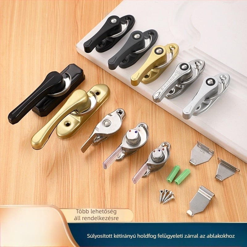 Félhold alakú zár típus B | rozsdamentes acél és műanyag acél | ajtókhoz és ablakokhoz | modern egyszerű stílus