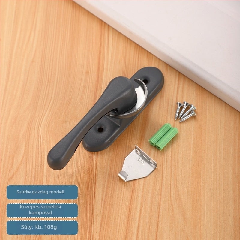 Félhold alakú zár típus B | rozsdamentes acél és műanyag acél | ajtókhoz és ablakokhoz | modern egyszerű stílus