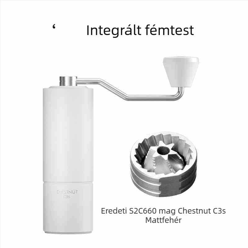 Timemore C2S/C3S/S3 kézi kávédaráló — fém test és fém fogantyú