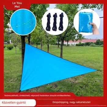 Beautiful Music háromszög alakú kültéri napellenző poliészter anyag, vízálló 1000-2000 mm