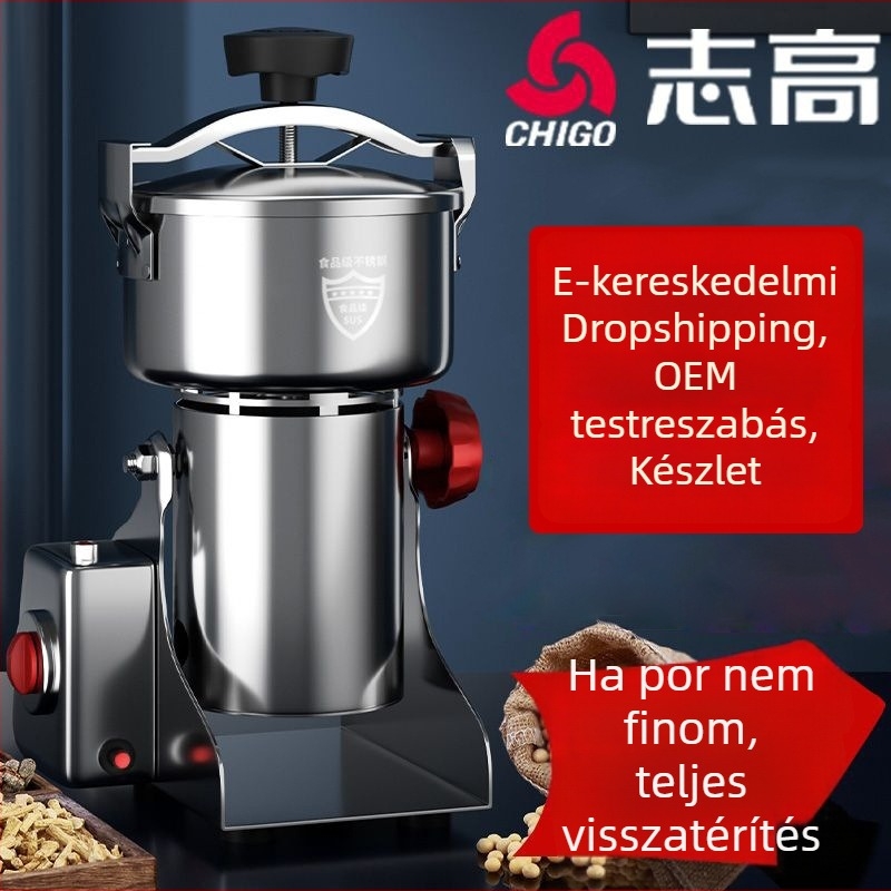Barley Háztartási pulverizáló – finom őrlésű gép zúzott feldolgozással; alkalmas kávébabokra, kínai gyógynövényekre és gabonákra