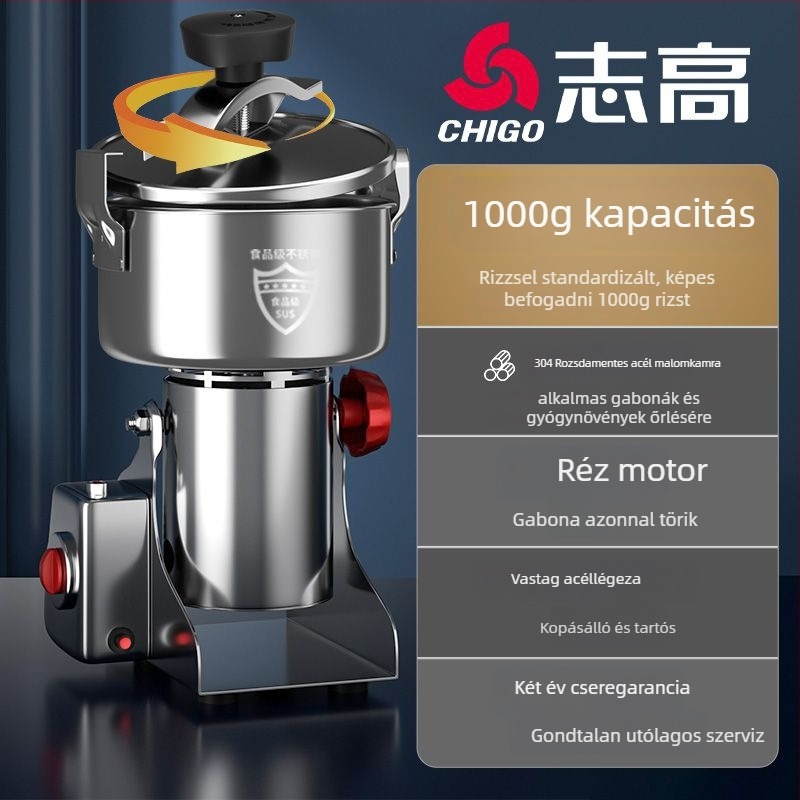 Barley Háztartási pulverizáló – finom őrlésű gép zúzott feldolgozással; alkalmas kávébabokra, kínai gyógynövényekre és gabonákra