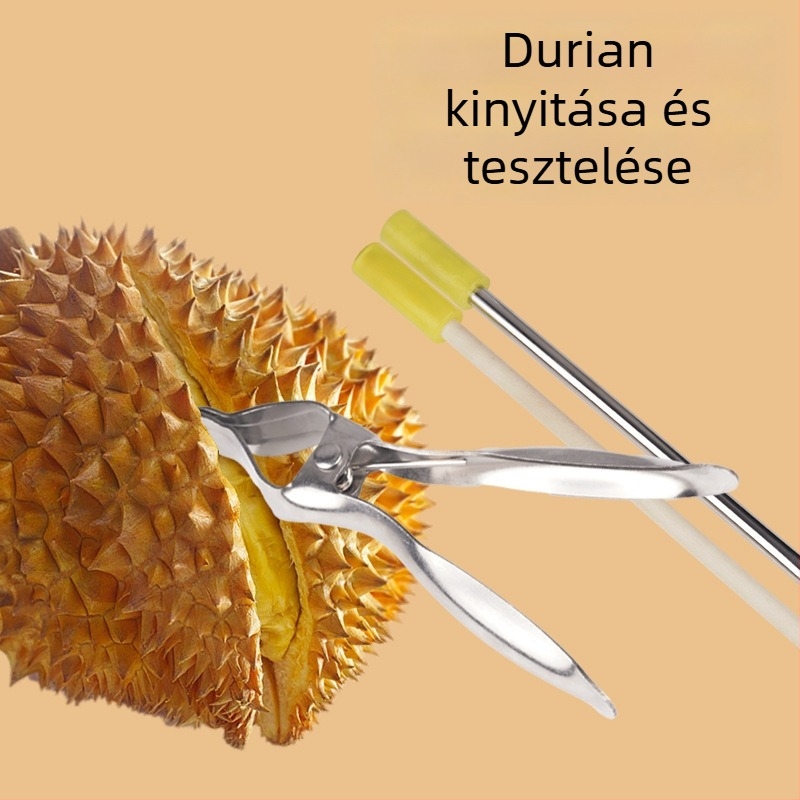 Durián nyitóeszköz kalapáccsal, csipesszel és rúddal – Jinhui, testreszabható logó, 2021 tavaszi bevezetés