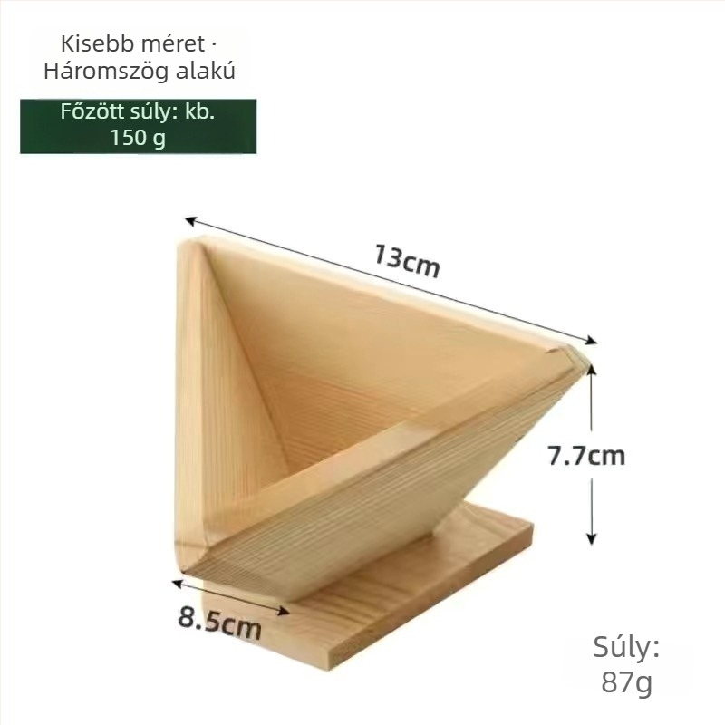 Zongzi forma tömör fából; háromszög és négyzet alakú formák; logónyomtatás elérhető.