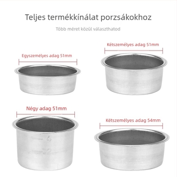 KLAM Szűrő Pohár Fél-Automata Kávéfőzőhöz — Kávé Szett, Bevezetés 2020, Testreszabható, Logó Nyomtatása Engedélyezett