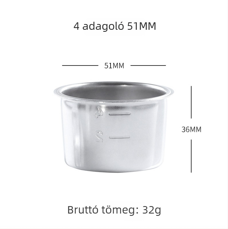 KLAM Szűrő Pohár Fél-Automata Kávéfőzőhöz — Kávé Szett, Bevezetés 2020, Testreszabható, Logó Nyomtatása Engedélyezett