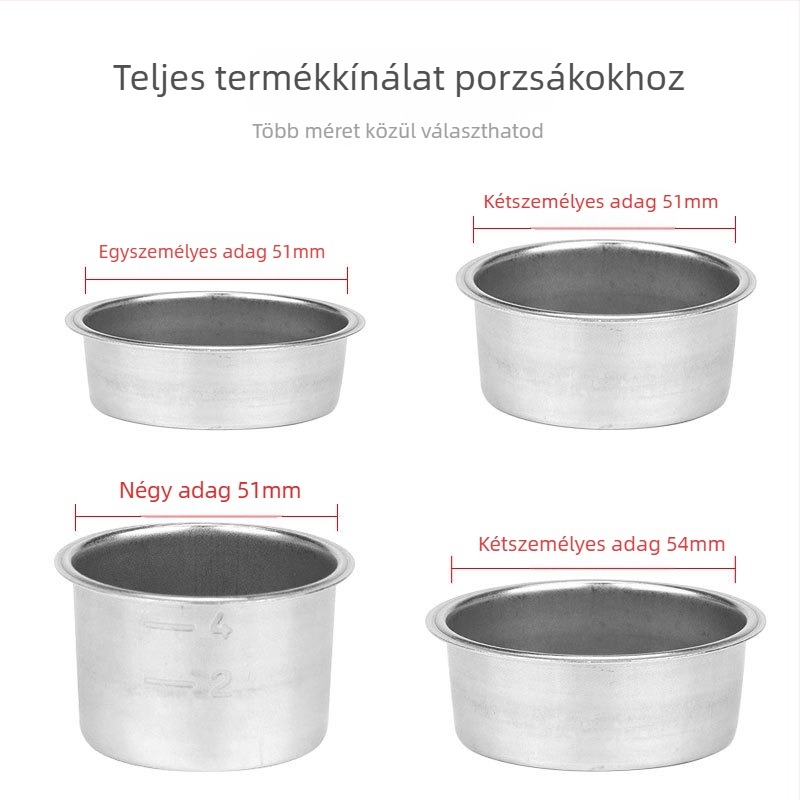 KLAM Szűrő Pohár Fél-Automata Kávéfőzőhöz — Kávé Szett, Bevezetés 2020, Testreszabható, Logó Nyomtatása Engedélyezett