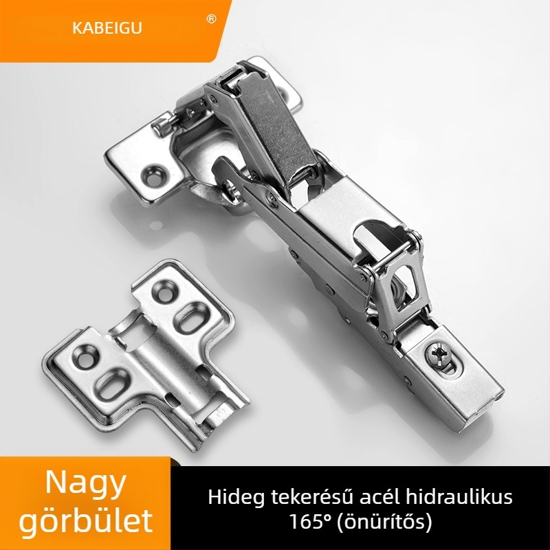 Kirigu 1165 rugós pánt, hidegen hengerelt acélból, nikkel bevonattal, modern minimalist stílus