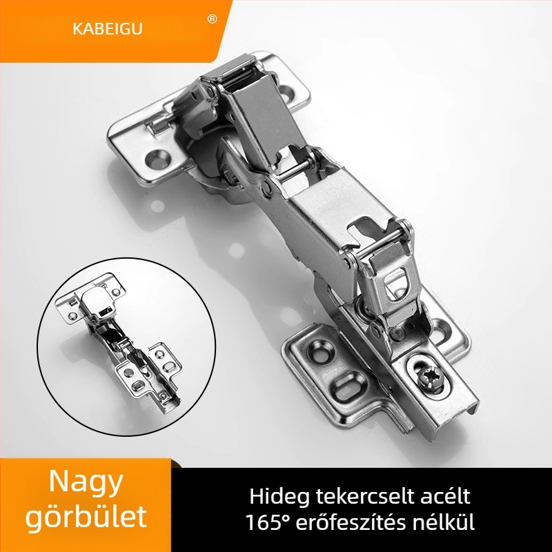 Kirigu 1165 rugós pánt, hidegen hengerelt acélból, nikkel bevonattal, modern minimalist stílus