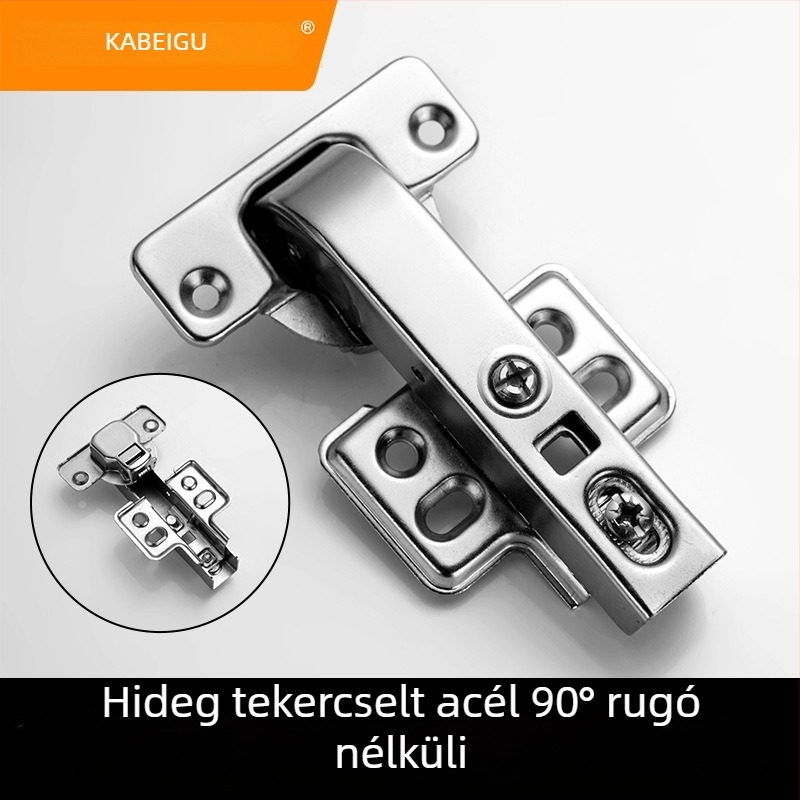Kirigu 1165 rugós pánt, hidegen hengerelt acélból, nikkel bevonattal, modern minimalist stílus