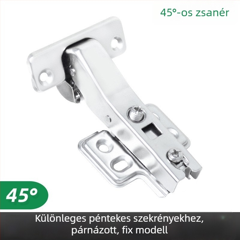 Kirigu 1165 rugós pánt, hidegen hengerelt acélból, nikkel bevonattal, modern minimalist stílus