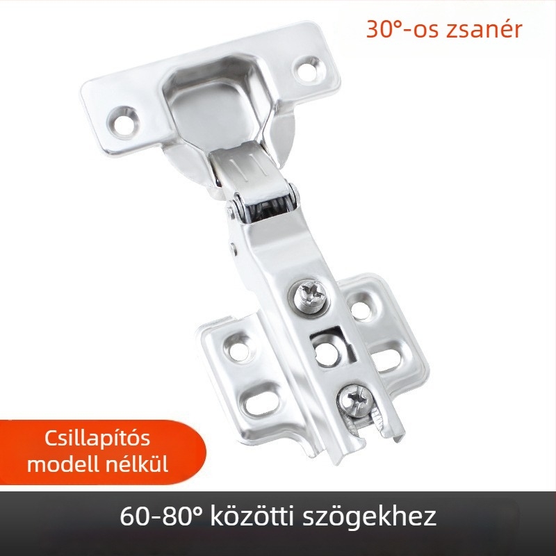 Kirigu 1165 rugós pánt, hidegen hengerelt acélból, nikkel bevonattal, modern minimalist stílus
