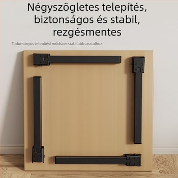 Összecsukható asztal láb zsanér 90°-os önzáróval, vas konstrukció, modell Folding support frame-q3fr, modern stílus
