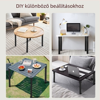Összecsukható asztal láb zsanér 90°-os önzáróval, vas konstrukció, modell Folding support frame-q3fr, modern stílus