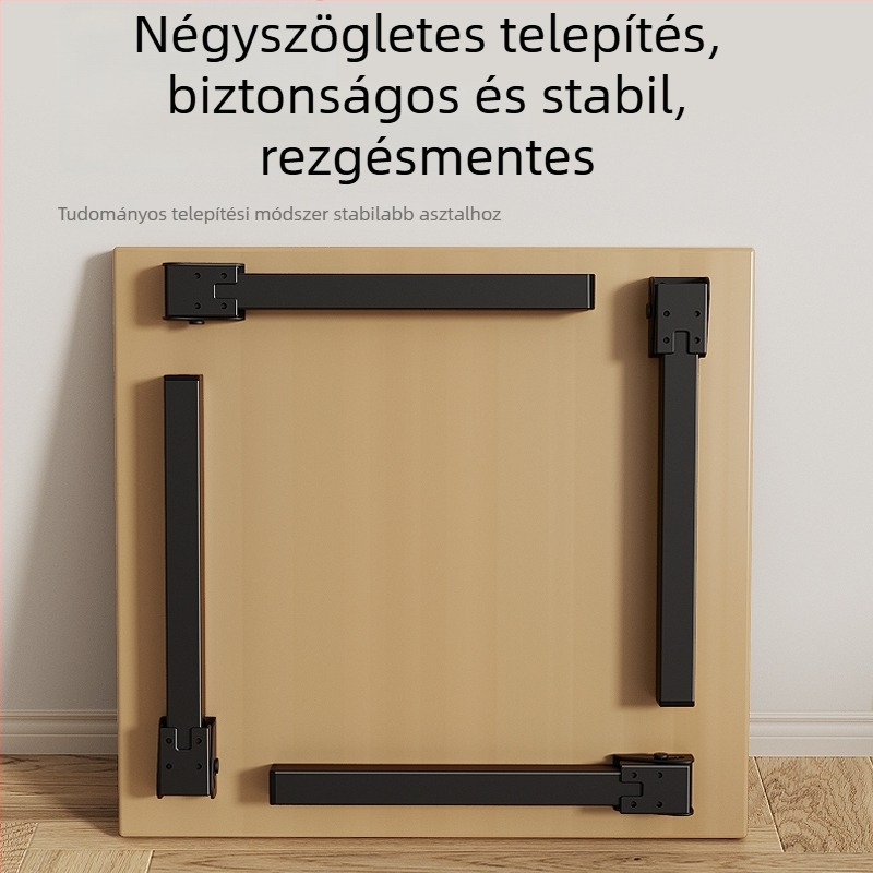 Összecsukható asztal láb zsanér 90°-os önzáróval, vas konstrukció, modell Folding support frame-q3fr, modern stílus