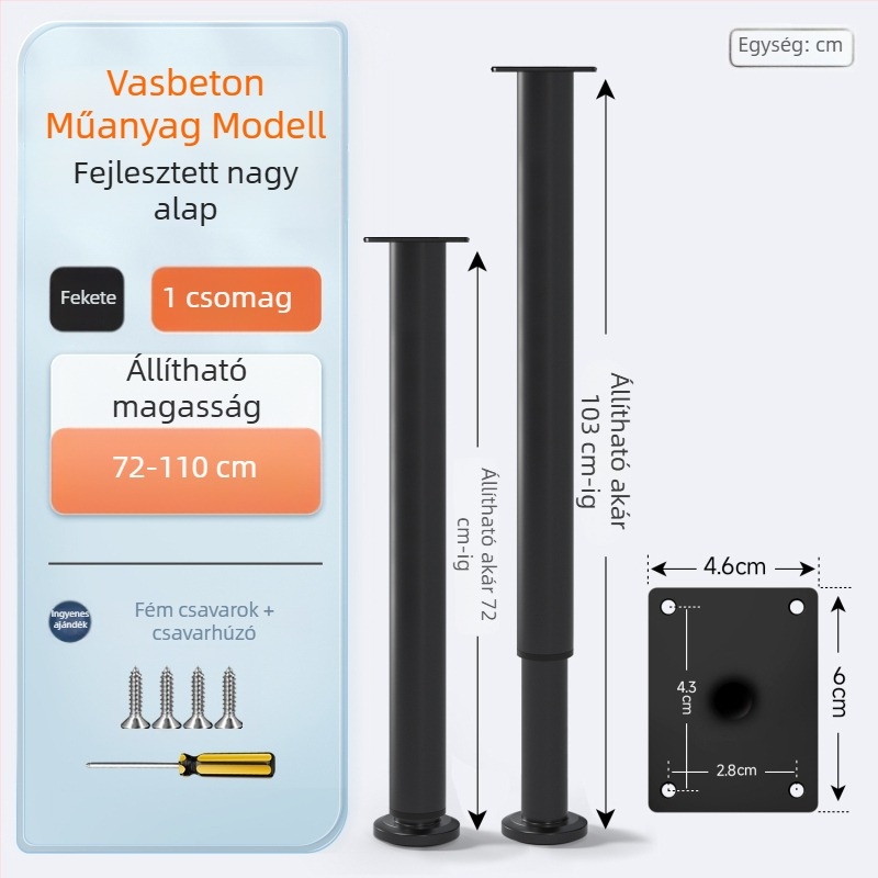 Összecsukható asztal láb zsanér 90°-os önzáróval, vas konstrukció, modell Folding support frame-q3fr, modern stílus