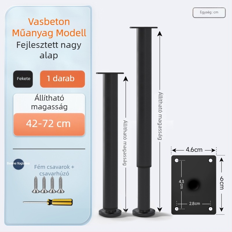 Összecsukható asztal láb zsanér 90°-os önzáróval, vas konstrukció, modell Folding support frame-q3fr, modern stílus