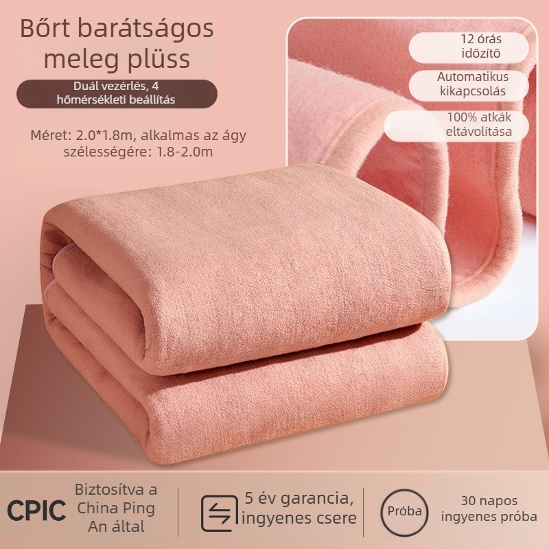 Antarctic elektromos pléd, nordic stílus, nem szőtt anyag, AC táplálás, súly 1500 g