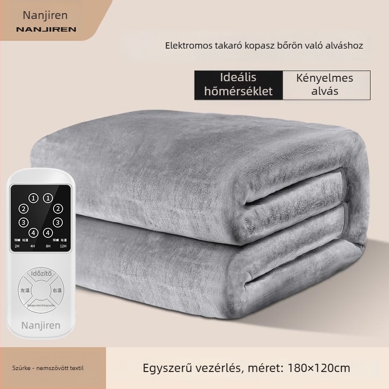 Antarctic elektromos pléd, nordic stílus, nem szőtt anyag, AC táplálás, súly 1500 g