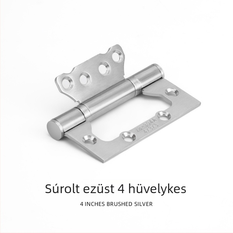 Csapágyas ajtózsanér, 304 rozsdamentes acél, elektroplatált felület, Meihong márka, modern minimalist stílus