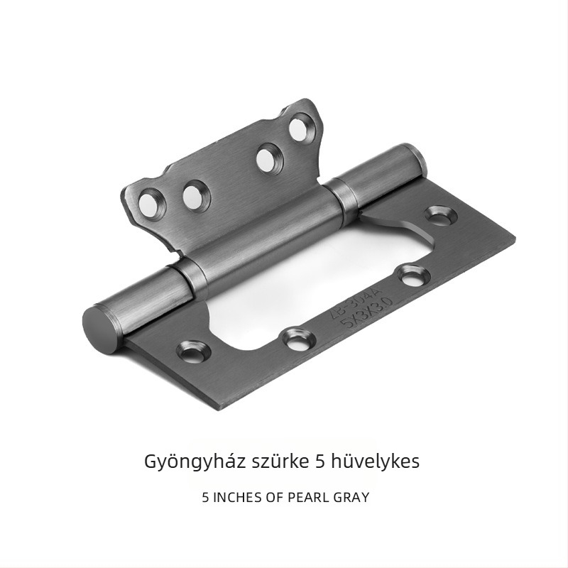 Csapágyas ajtózsanér, 304 rozsdamentes acél, elektroplatált felület, Meihong márka, modern minimalist stílus