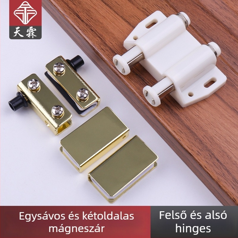 Üvegpántzár szekrényajtókhoz (3-5 mm üveg, vas, elektroplakálás, egy-/kétszárnyú ajtó)