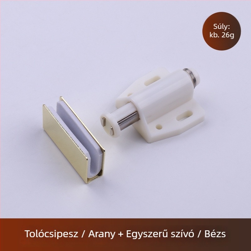 Üvegpántzár szekrényajtókhoz (3-5 mm üveg, vas, elektroplakálás, egy-/kétszárnyú ajtó)