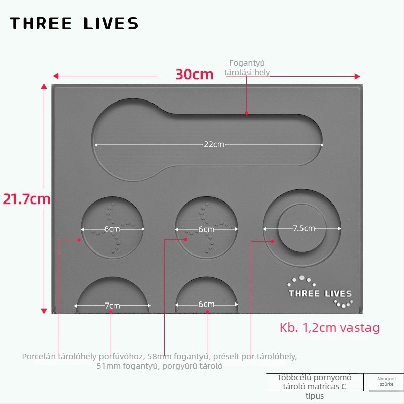 Bár tároló matrac púderes párnával – THREE LIVES, PVC Soft Glue, Modern egyszerű stílus, Alkalmas bárhoz, kávézóhoz és étteremhez