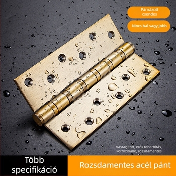 Beiming rozsdamentes acél ajtópántok, masszív kivitel, lapos nyitású kialakítás, elektroplatolt felület, modern minimalist stílus