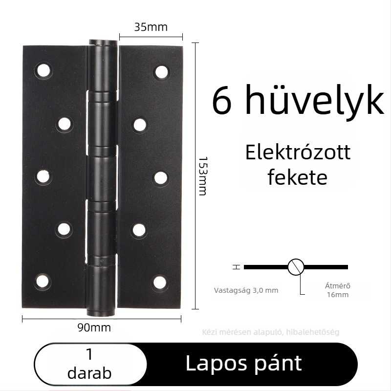 Beiming rozsdamentes acél ajtópántok, masszív kivitel, lapos nyitású kialakítás, elektroplatolt felület, modern minimalist stílus