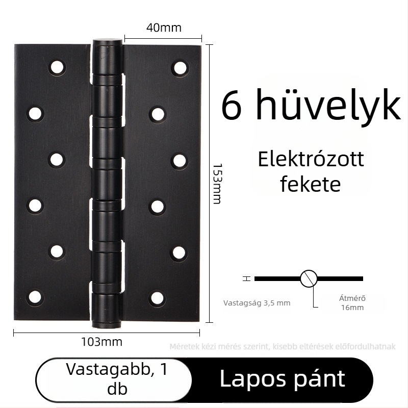 Beiming rozsdamentes acél ajtópántok, masszív kivitel, lapos nyitású kialakítás, elektroplatolt felület, modern minimalist stílus