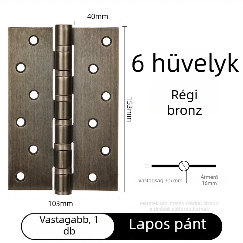 Beiming rozsdamentes acél ajtópántok, masszív kivitel, lapos nyitású kialakítás, elektroplatolt felület, modern minimalist stílus