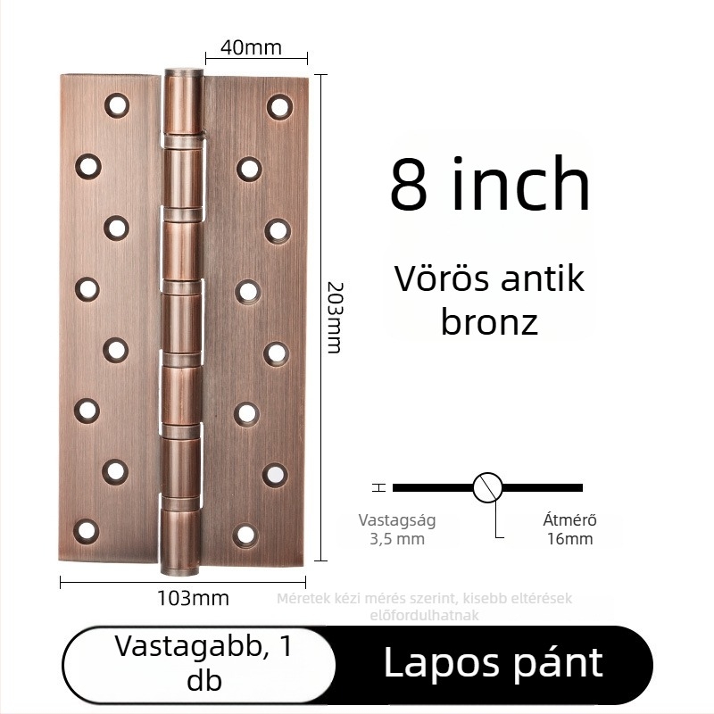 Beiming rozsdamentes acél ajtópántok, masszív kivitel, lapos nyitású kialakítás, elektroplatolt felület, modern minimalist stílus