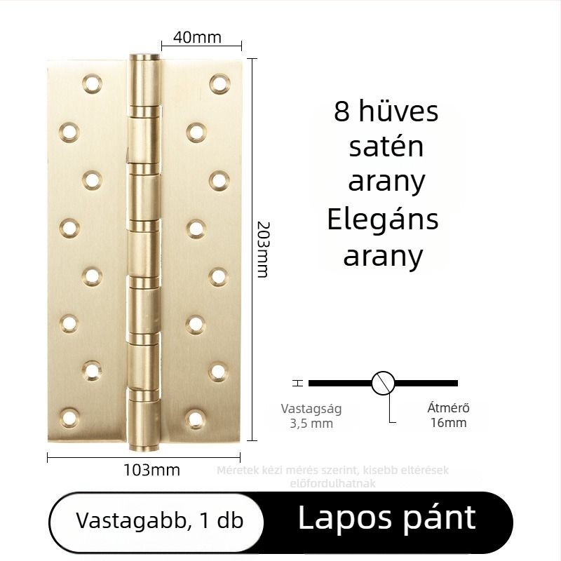 Beiming rozsdamentes acél ajtópántok, masszív kivitel, lapos nyitású kialakítás, elektroplatolt felület, modern minimalist stílus