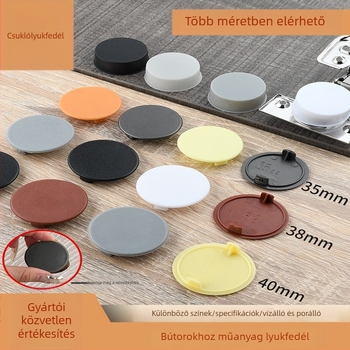Műanyag pántlyuk dugó – modell 55, ruhásszekrényhez, modern minimalist stílus