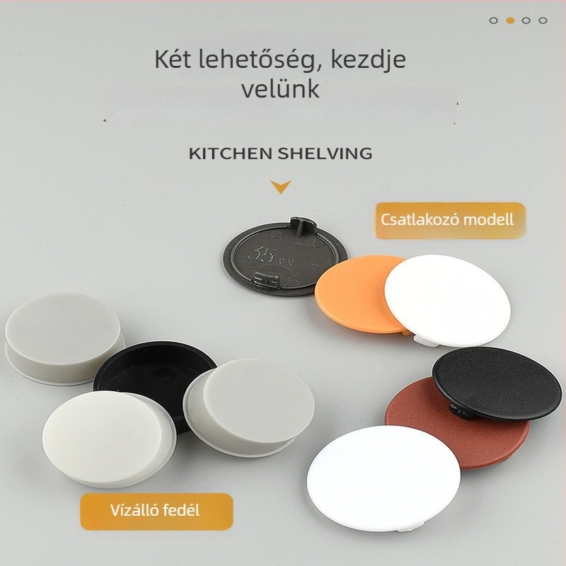 Műanyag pántlyuk dugó – modell 55, ruhásszekrényhez, modern minimalist stílus