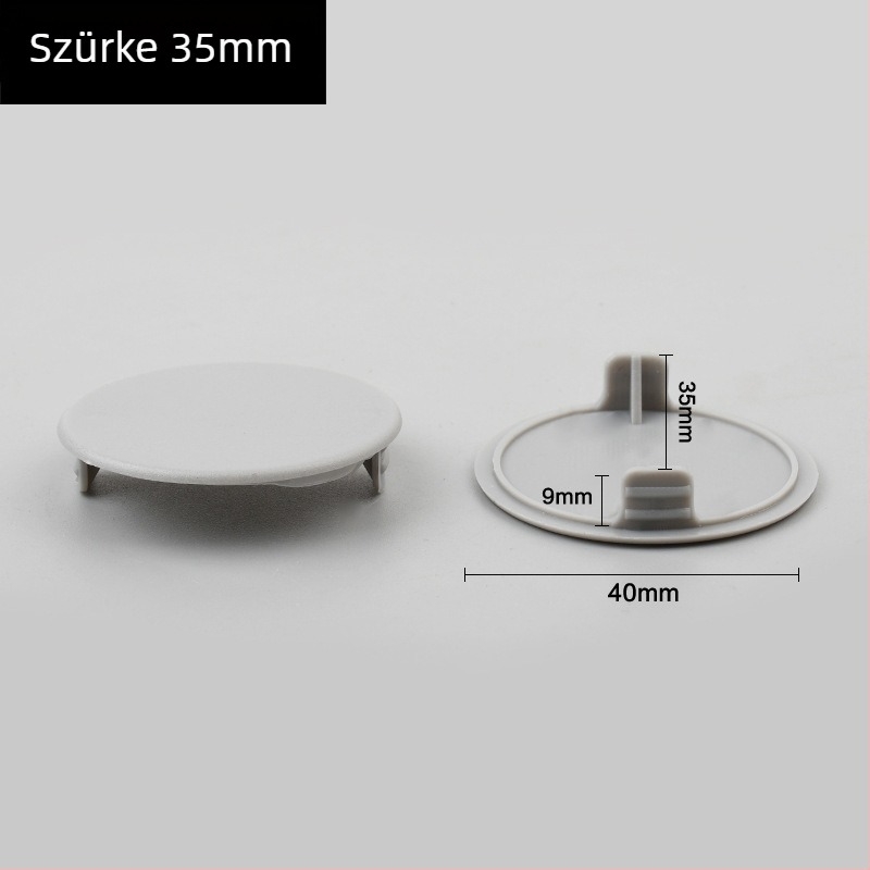 Műanyag pántlyuk dugó – modell 55, ruhásszekrényhez, modern minimalist stílus