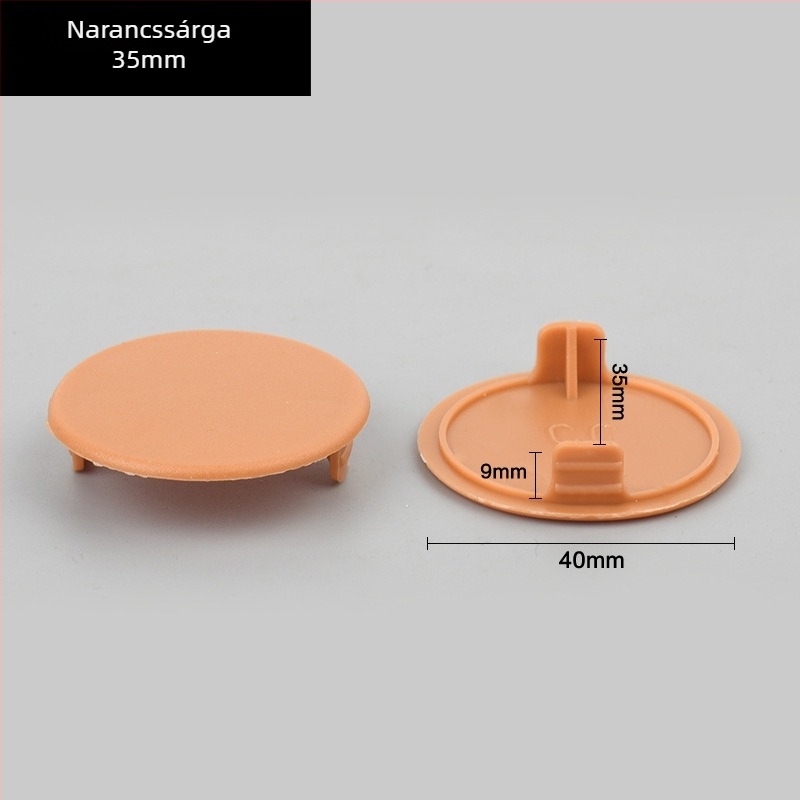 Műanyag pántlyuk dugó – modell 55, ruhásszekrényhez, modern minimalist stílus