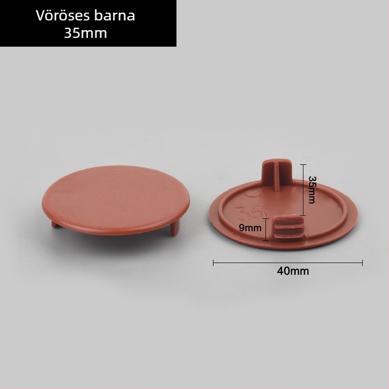 Műanyag pántlyuk dugó – modell 55, ruhásszekrényhez, modern minimalist stílus