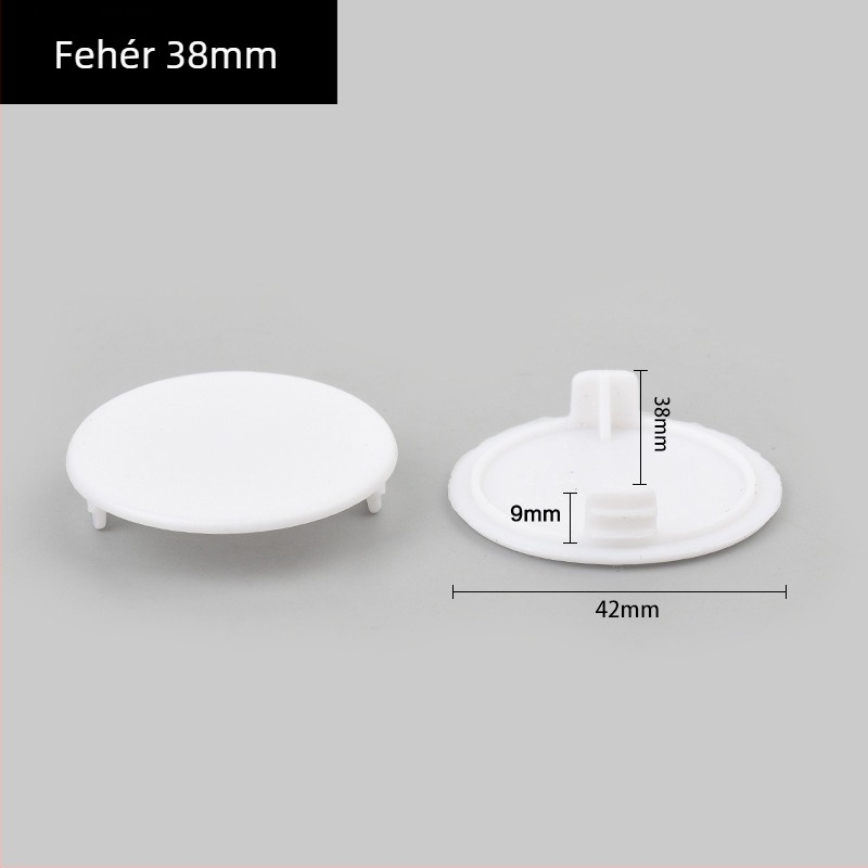 Műanyag pántlyuk dugó – modell 55, ruhásszekrényhez, modern minimalist stílus