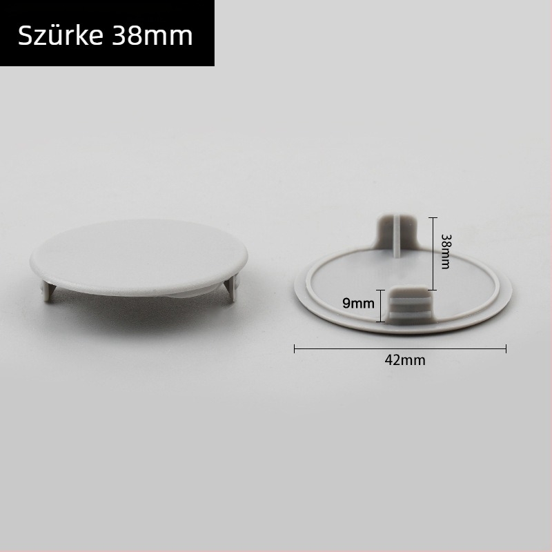 Műanyag pántlyuk dugó – modell 55, ruhásszekrényhez, modern minimalist stílus