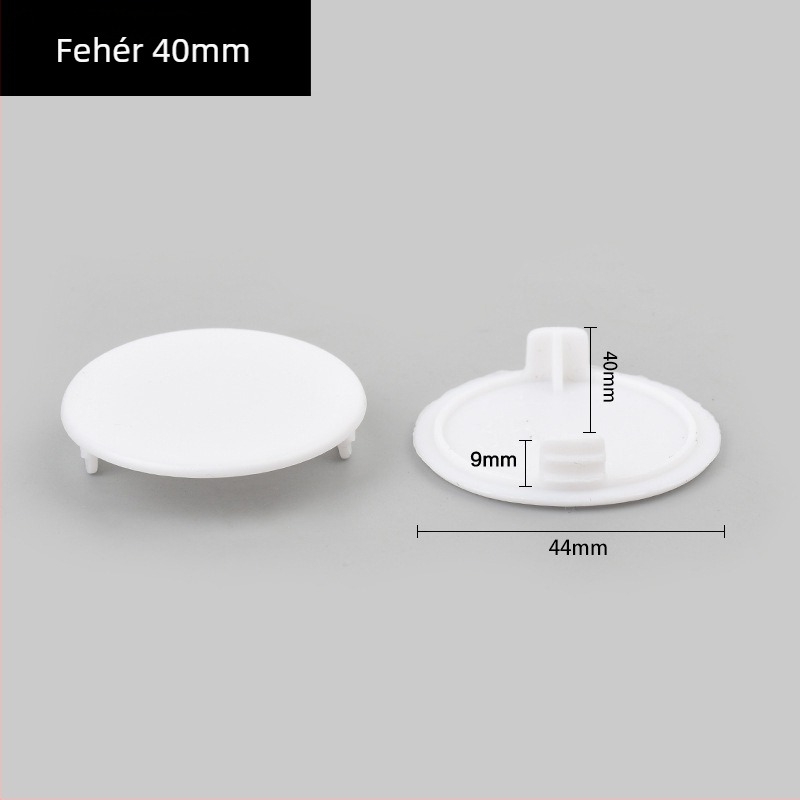 Műanyag pántlyuk dugó – modell 55, ruhásszekrényhez, modern minimalist stílus