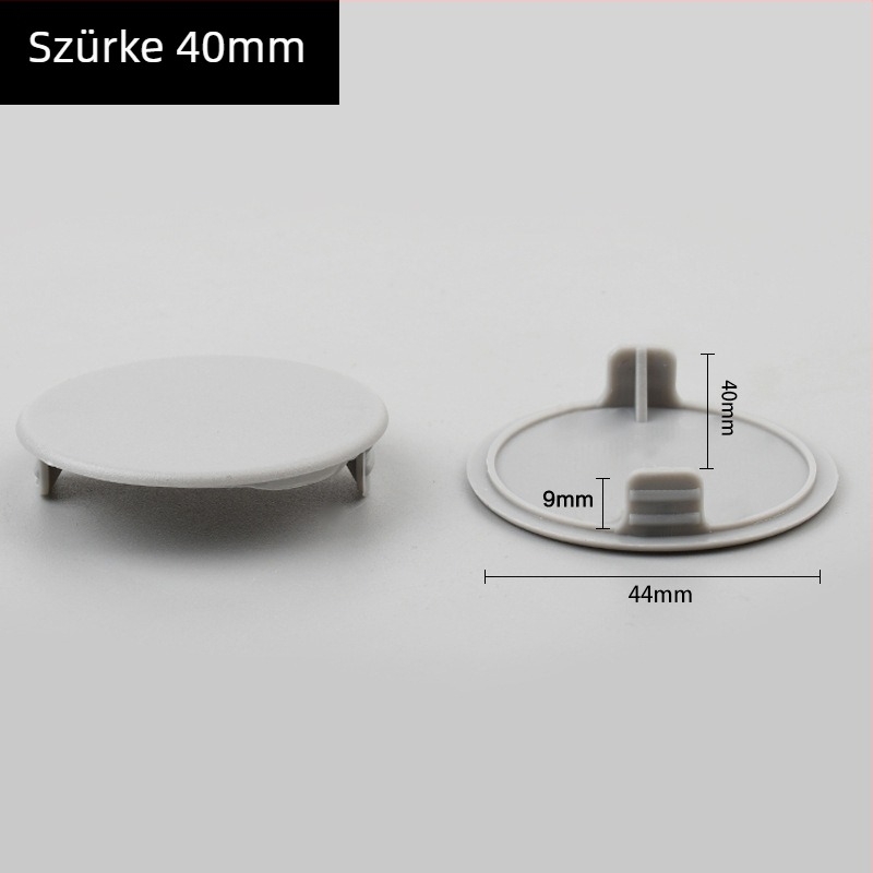 Műanyag pántlyuk dugó – modell 55, ruhásszekrényhez, modern minimalist stílus