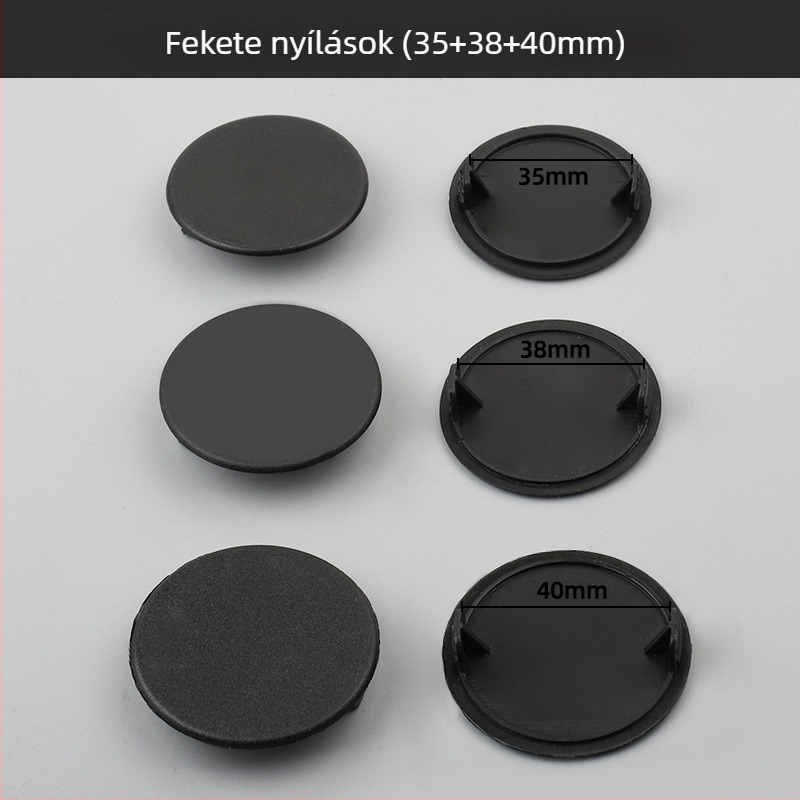 Műanyag pántlyuk dugó – modell 55, ruhásszekrényhez, modern minimalist stílus