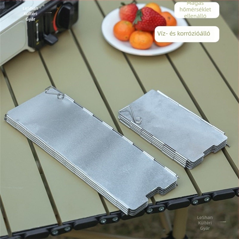 Szélvédő kültéri hordozható gázfőzőhöz — Leshan Outdoor Strength Factory, modell 7HT5S6JH7MTH, CE tanúsított