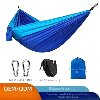 Nylon felületű függőágy, maximális teher 300, súly 500 g, testreszabható