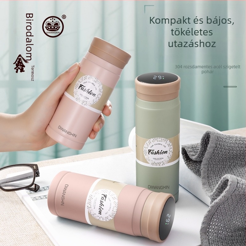 Mini zsebes termoszcsésze; belső 304 rozsdamentes acél; külső 201 rozsdamentes acél; vákuum szigetelés 12–24 óra; hordozható, gravírozással vagy 3D nyomtatással testre szabható